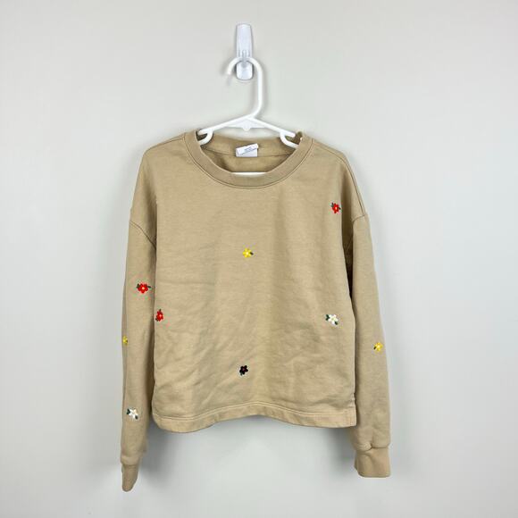 Gap Kids Graphic Sweatshirt Ditsy Multi Floral M 8 - Picture 1 of 9